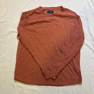 Lucky Brand Rust Long Sleeve Shirt